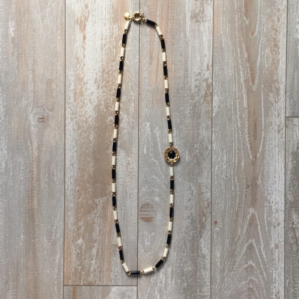 J. Crew Floral Beaded Necklace